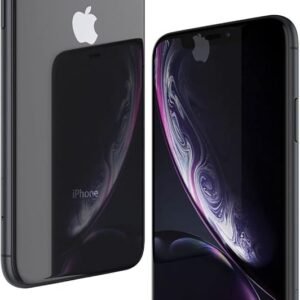 iPhone XR, Fully Unlocked, 64 GB - Black (Renewed)