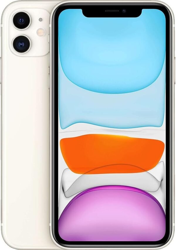 iPhone 11, 64GB, White - Unlocked (Renewed Premium)